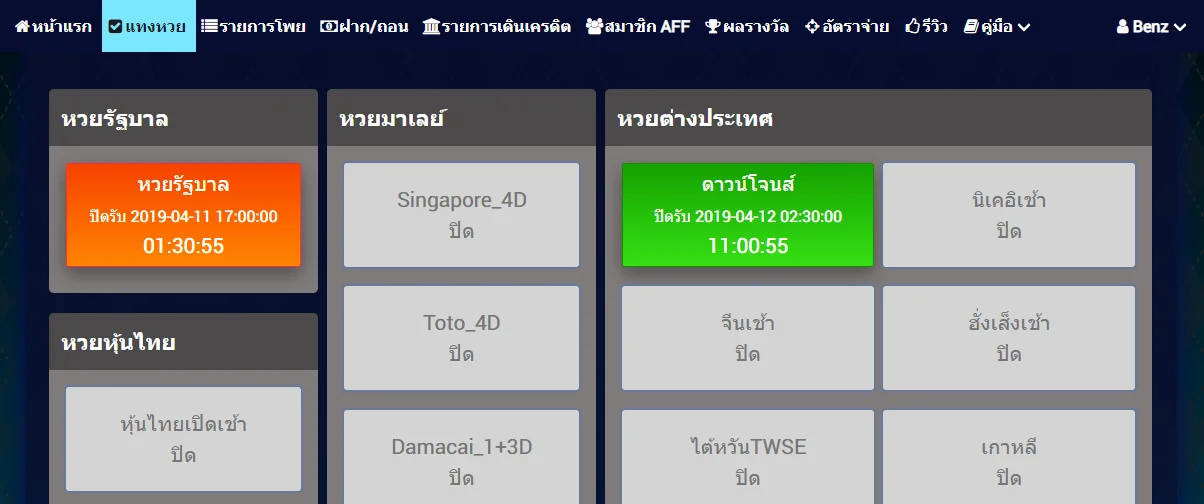 วิธีการแทงหวยออนไลน์